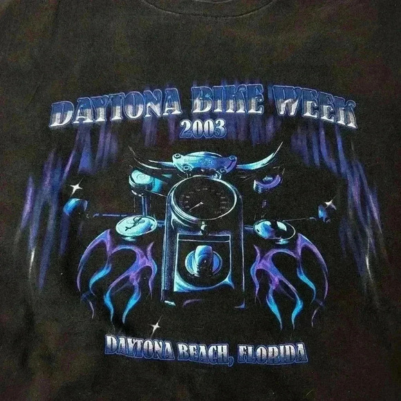 Vintage 2003 Y2K Harley-Davidson Daytona Bike Week Gator Tee Shirt - XXL - Picture 4 of 5